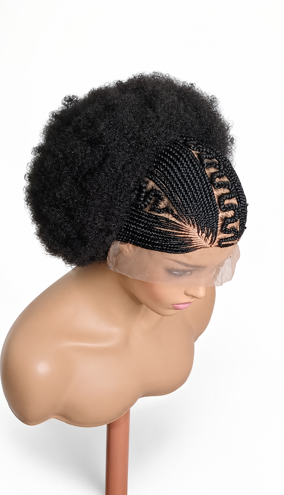Cornrows/Afro Wig BW-0012