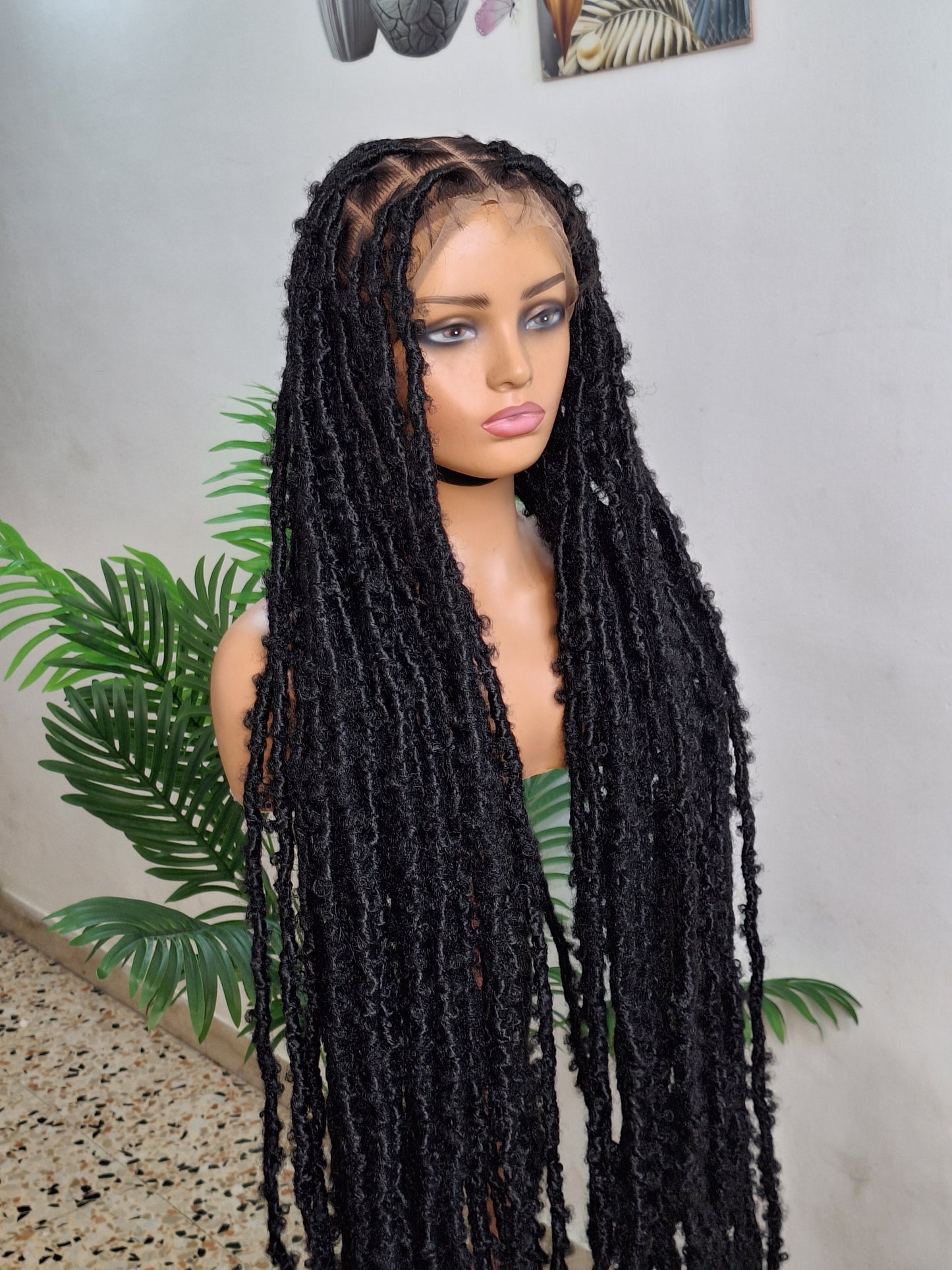 Dreadlocks braided wig