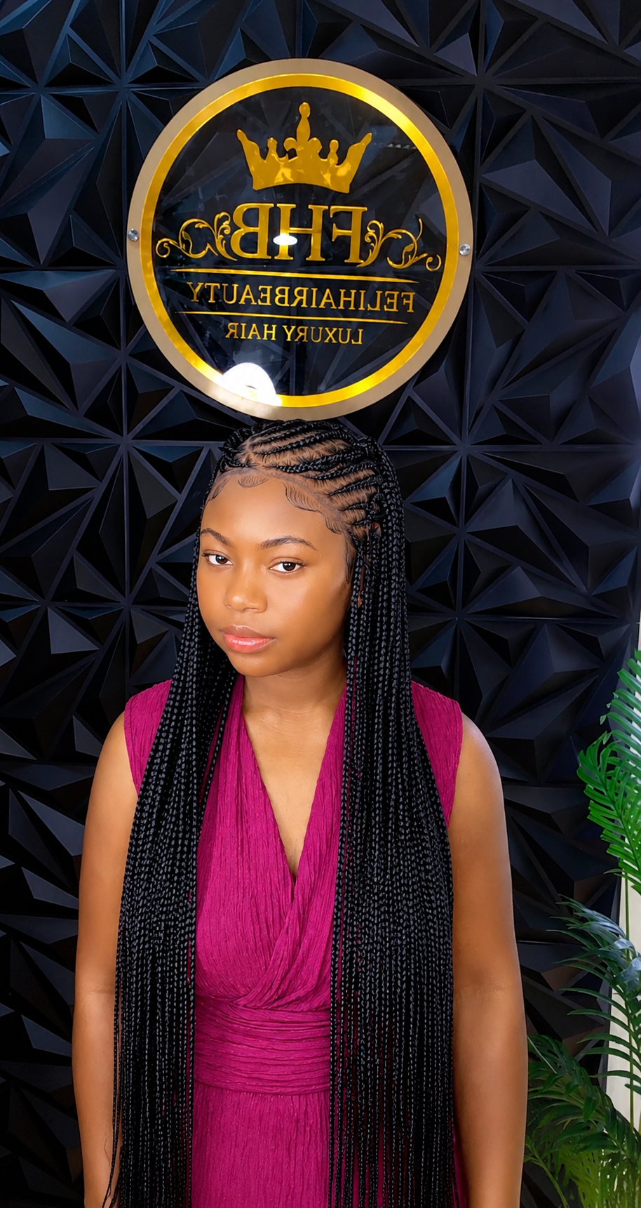 FHB Luxe Crown Braids