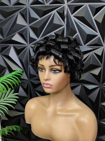 FHB Classic Curl Pixie Wig