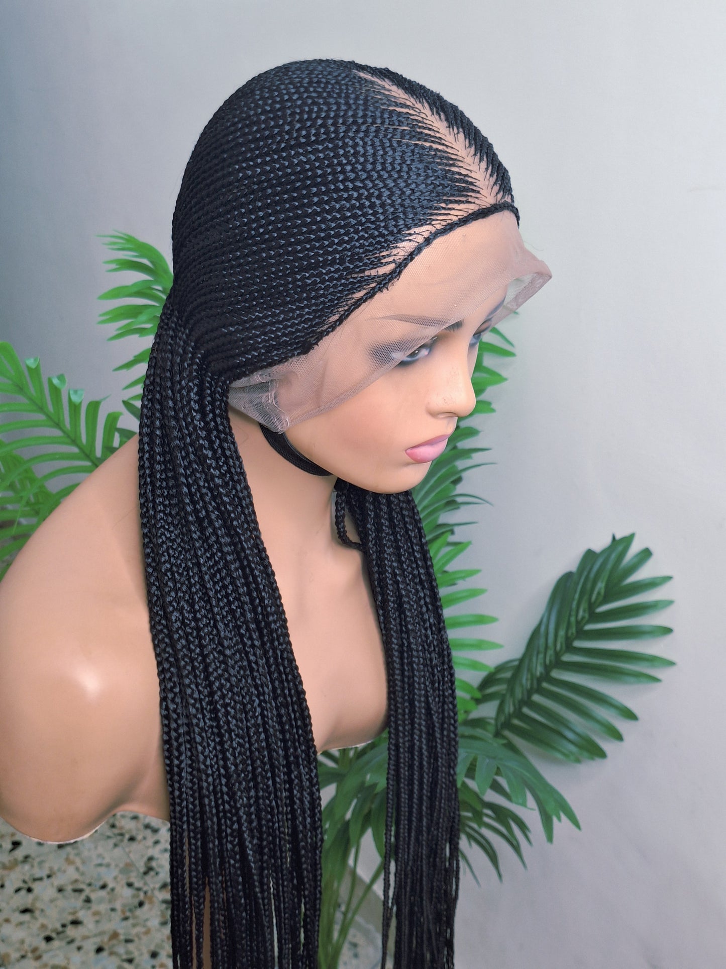 FHB Luxury braided Glueless wig