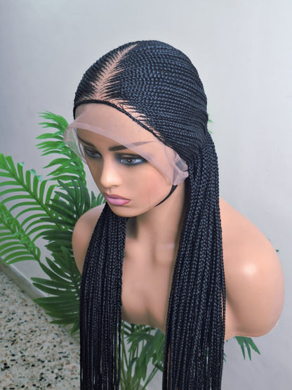 FHB Luxury braided Glueless wig