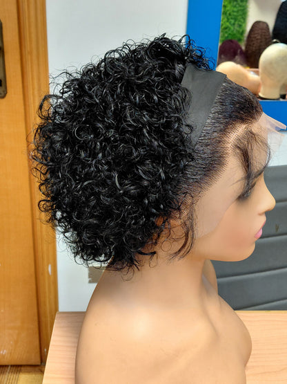 FHB Pixie cut Band Wig With Frontal