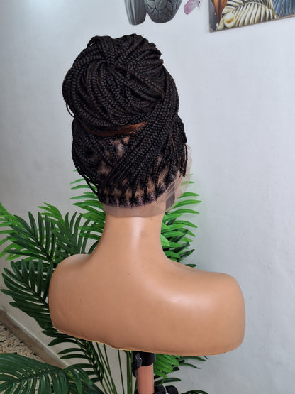 Knotless braided wig