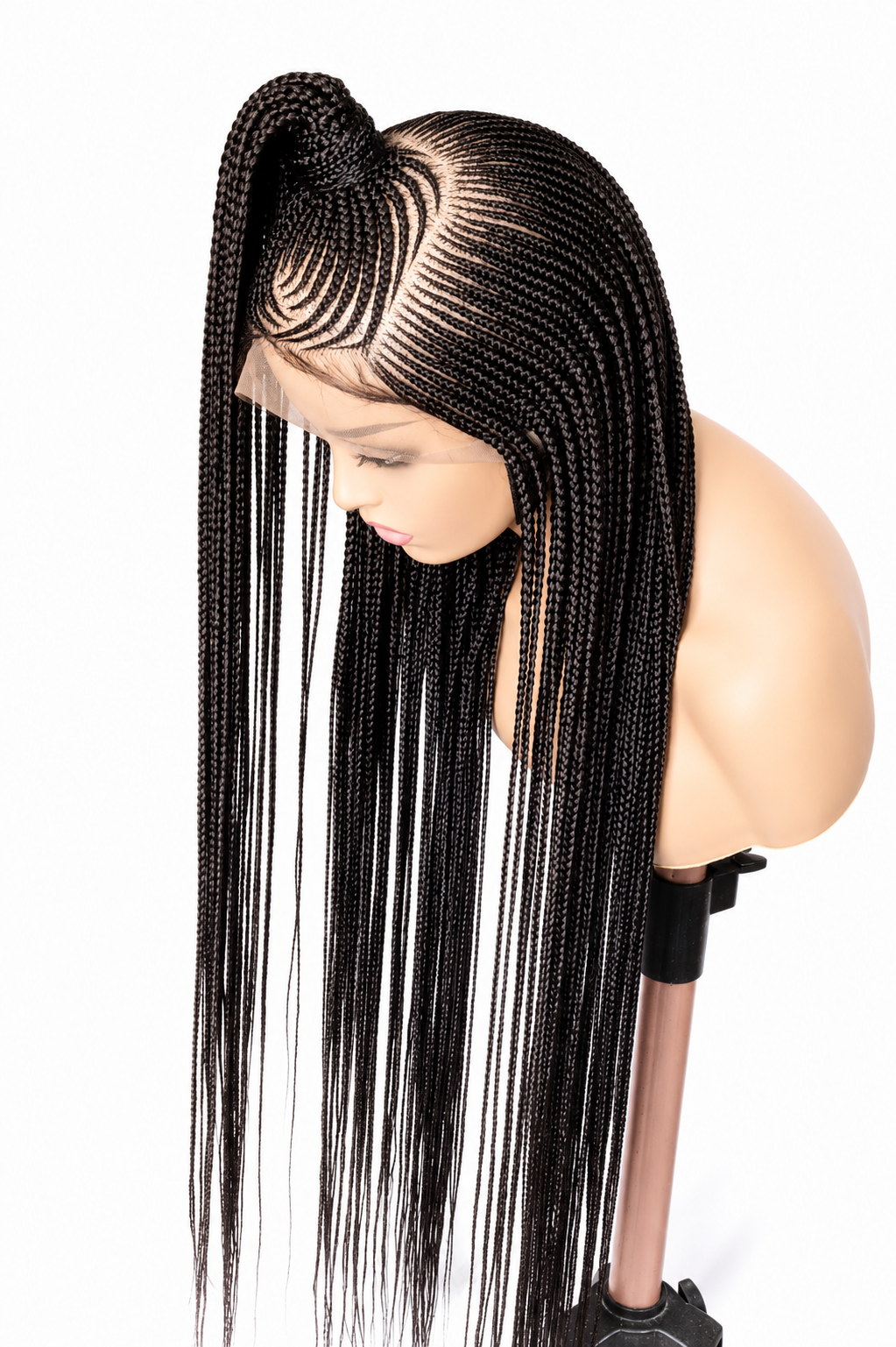 BW-008- Cornrow braided wig