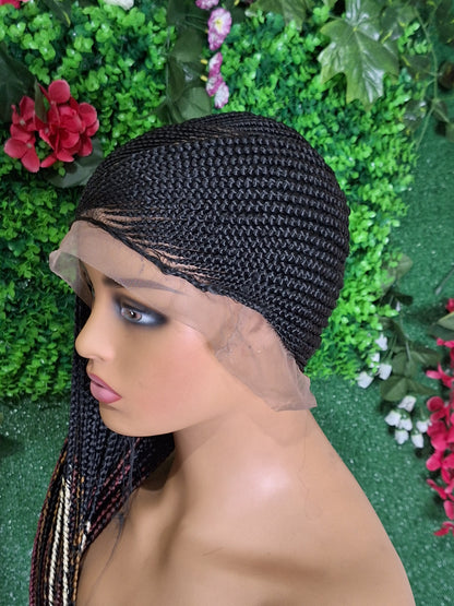 Cornrow braided wig BW-0015
