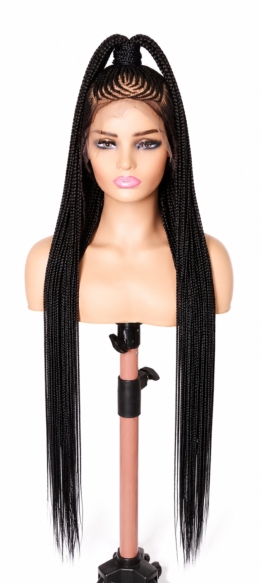 BW-008- Cornrow braided wig