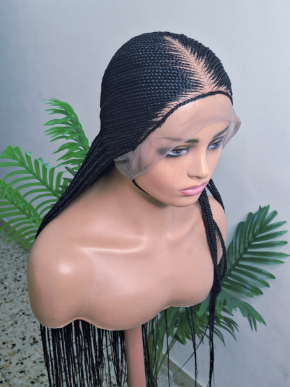 FHB Luxury braided Glueless wig