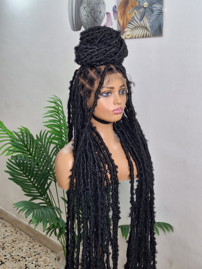 Dreadlocks braided wig