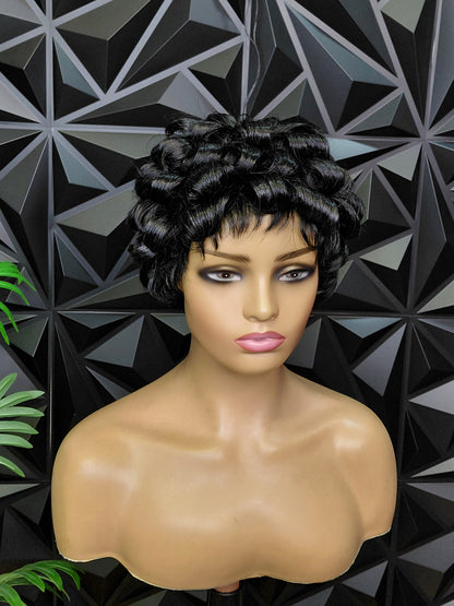 FHB Classic Curl Pixie Wig