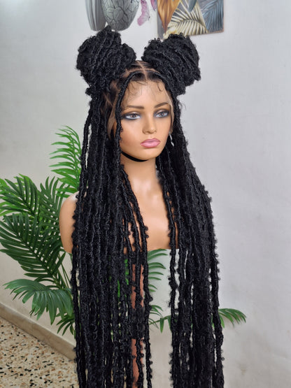 Dreadlocks braided wig