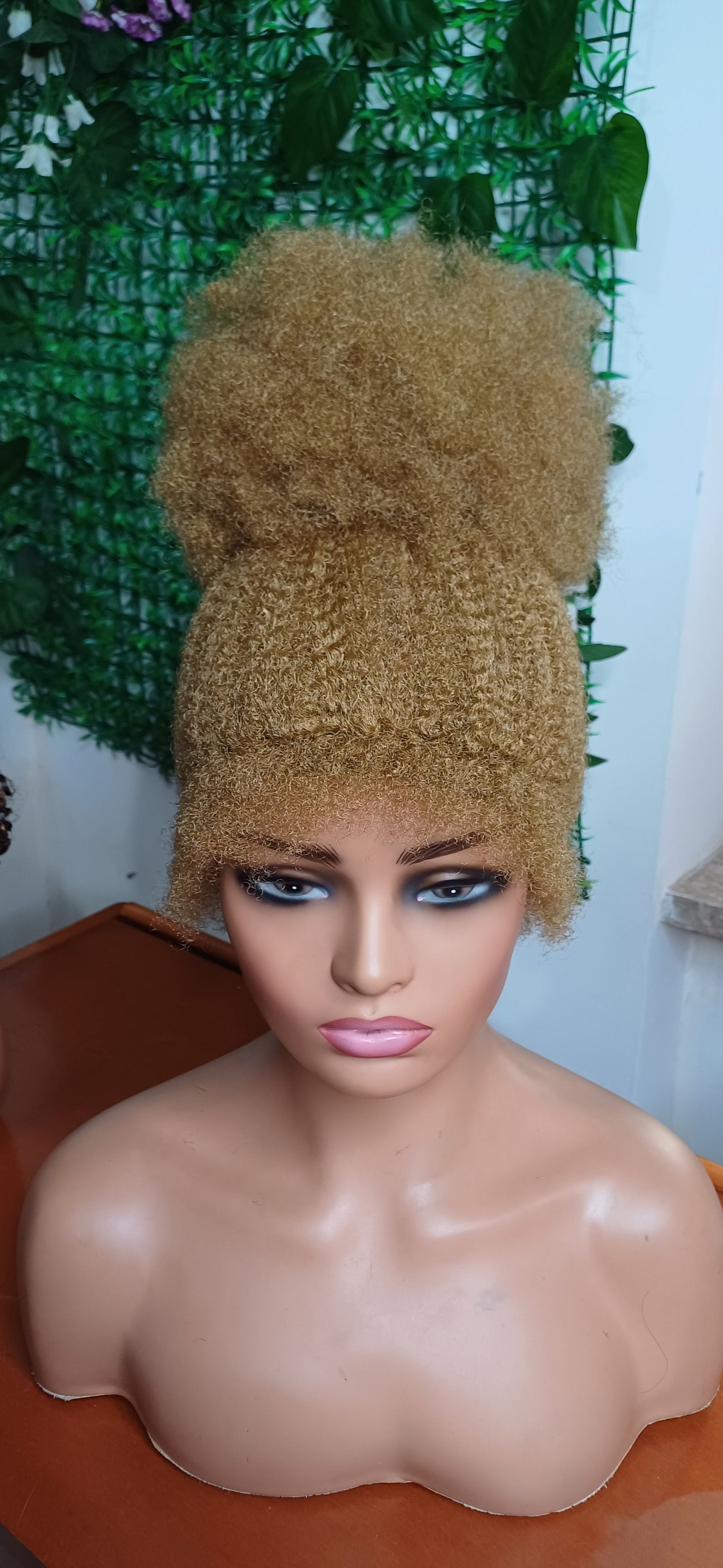Afro wig gluless wig