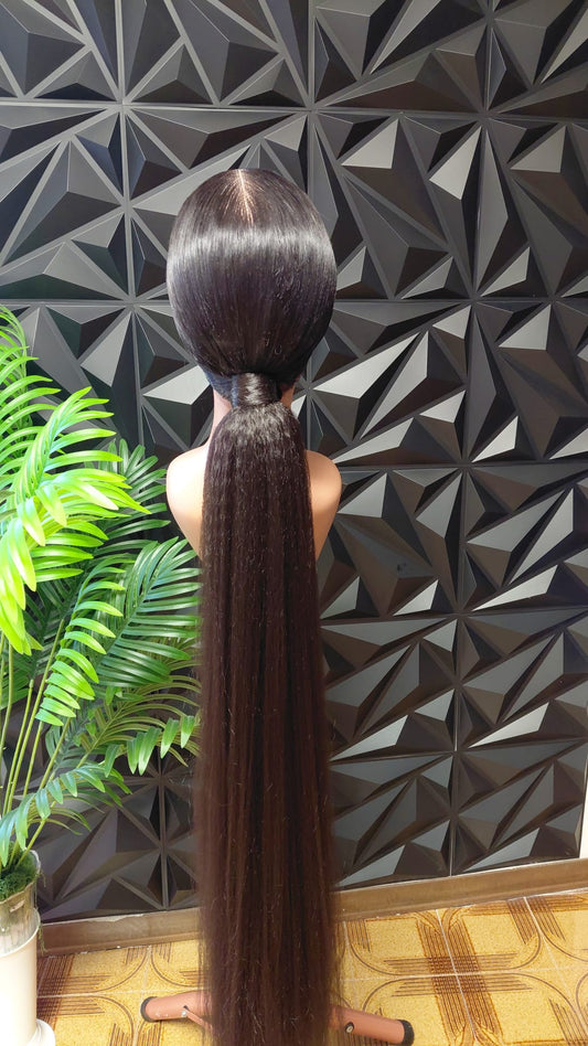 Ponytail  gluless wig