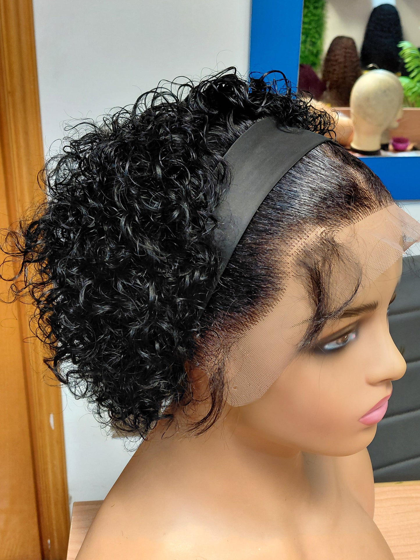 FHB Pixie cut Band Wig With Frontal